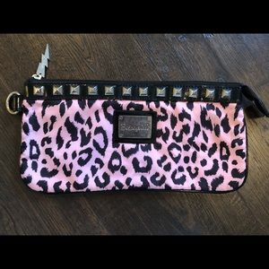 Betsy Johnson Pink Cheetah Clutch